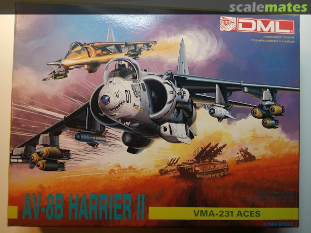 Boxart AV-8B Harrier II 9907 DML Boxart AV-8B Harrier II 9907 DML