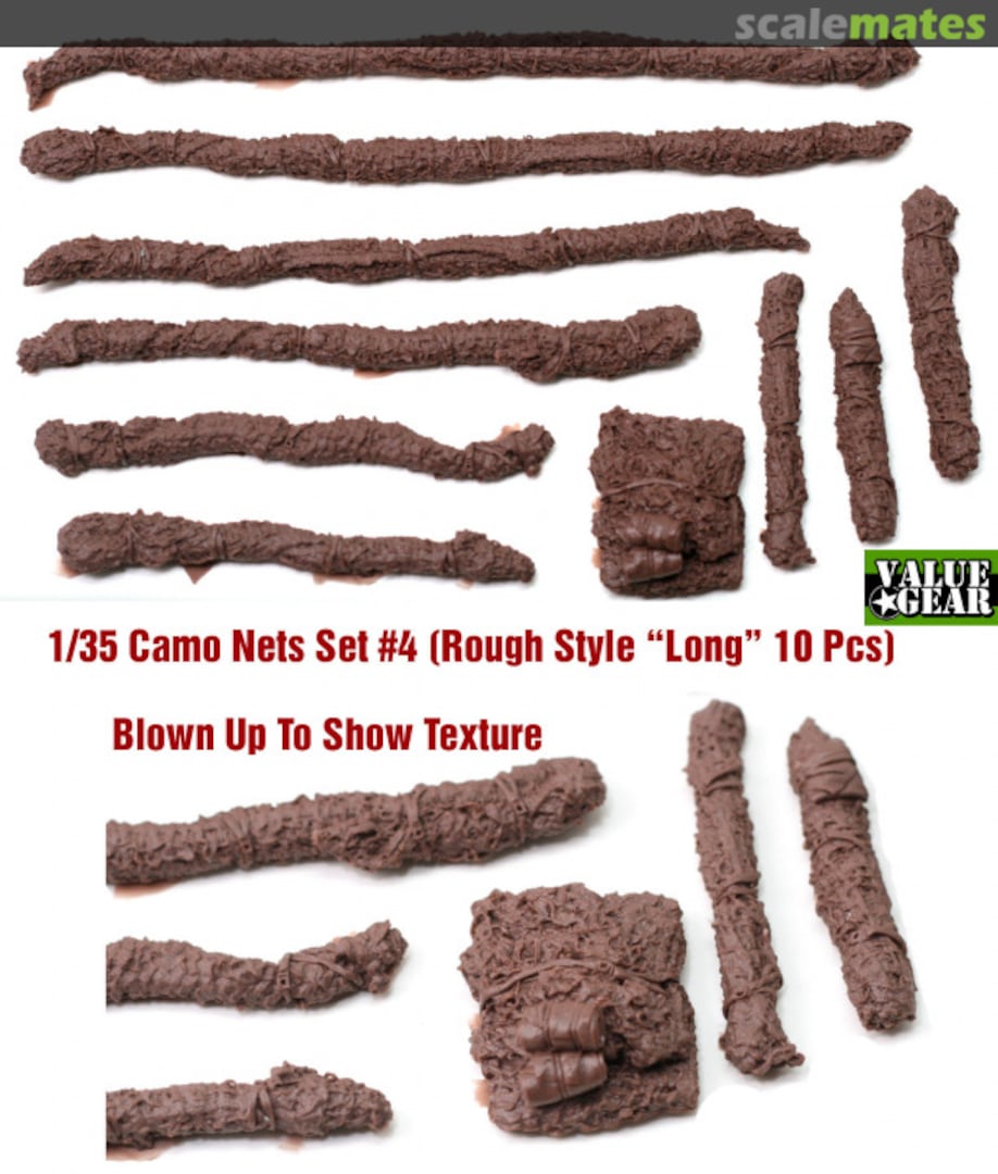 Boxart Camo Nets "Rough Style Long" Set 4 VGN04 Value Gear Boxart Camo Nets "Rough Style Long" Set 4 VGN04 Value Gear