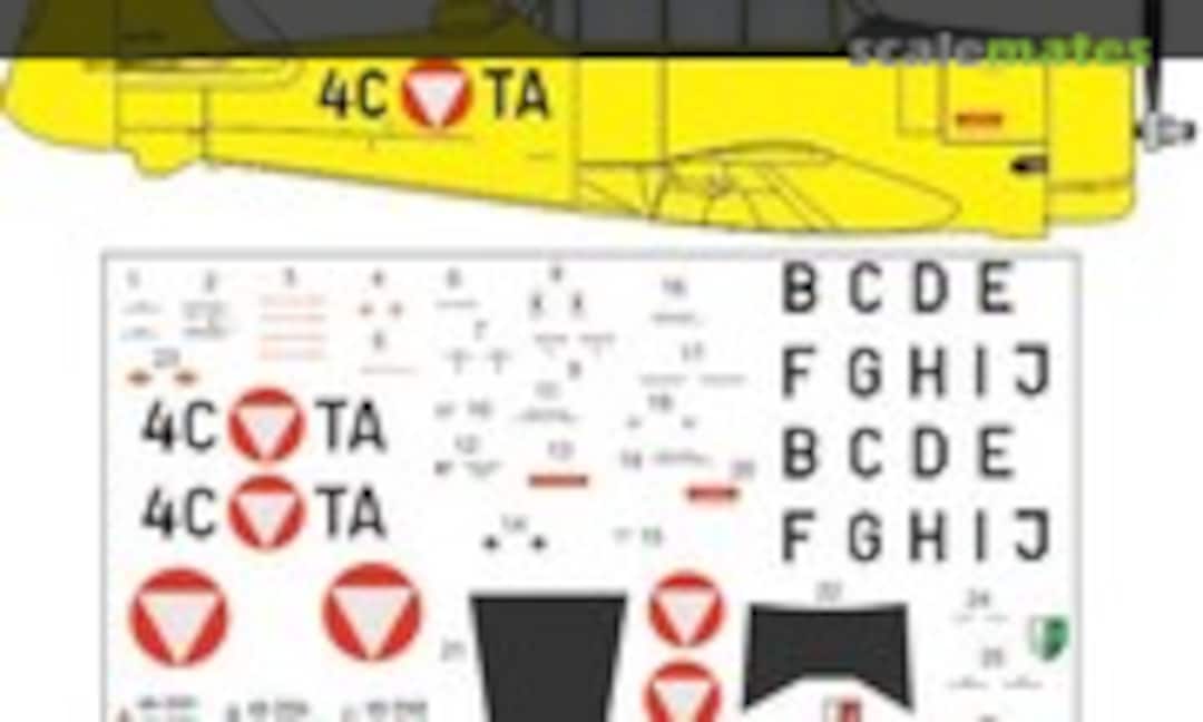 1:48 North American T6C Texan Österreichisches Bundesheer (Brent-Air-Decals FP 48113) FP 48113