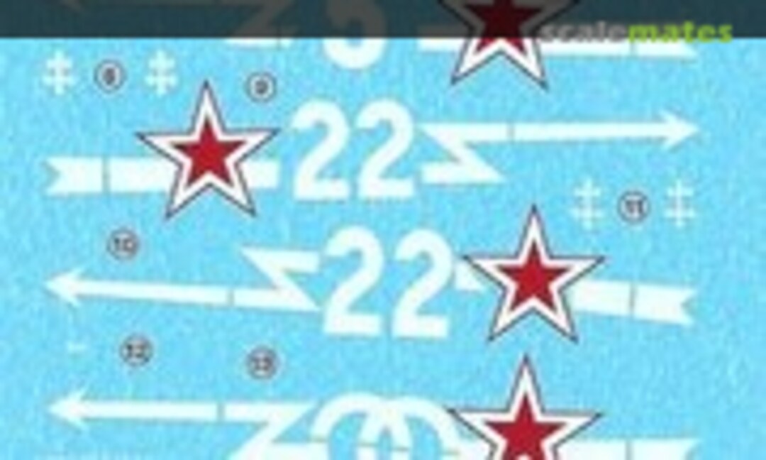 1:72 Yakovlev Yak-3 (Berna Decals BD 72-106) BD 72-106