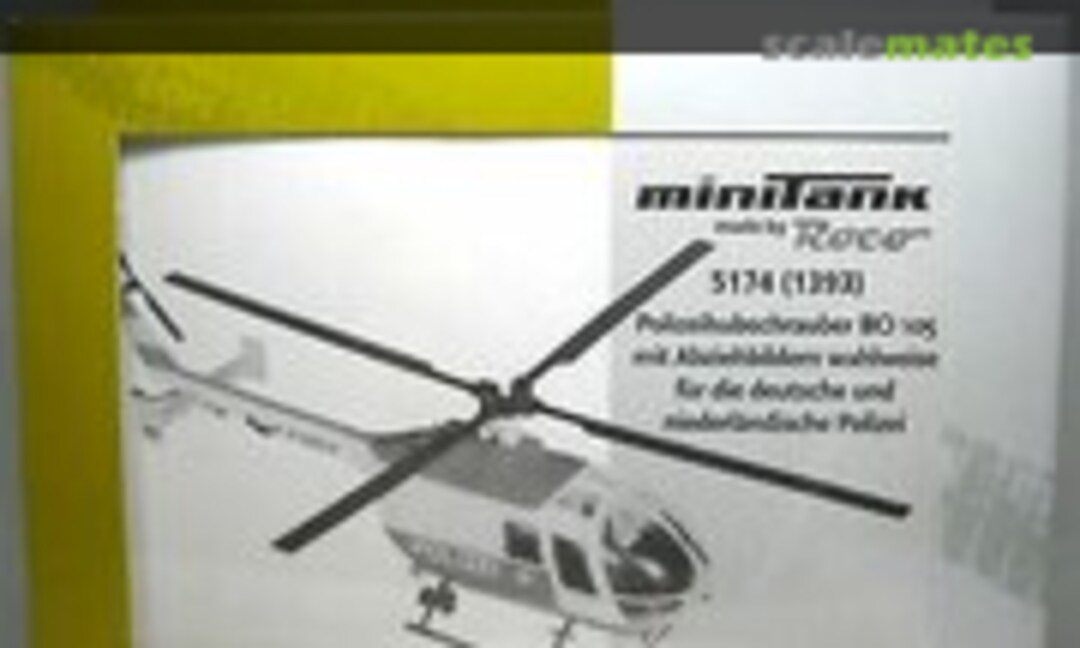 1:87 Polizeihubschrauber Bo 105 &quot;Politie&quot; (Roco Minitanks 5174)