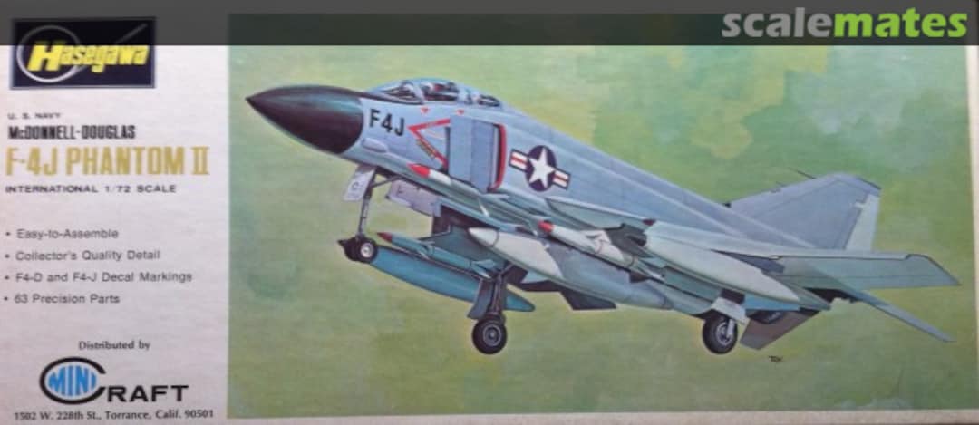Boxart F-4J Phantom II JS-021 Minicraft Hasegawa Boxart F-4J Phantom II JS-021 Minicraft Hasegawa