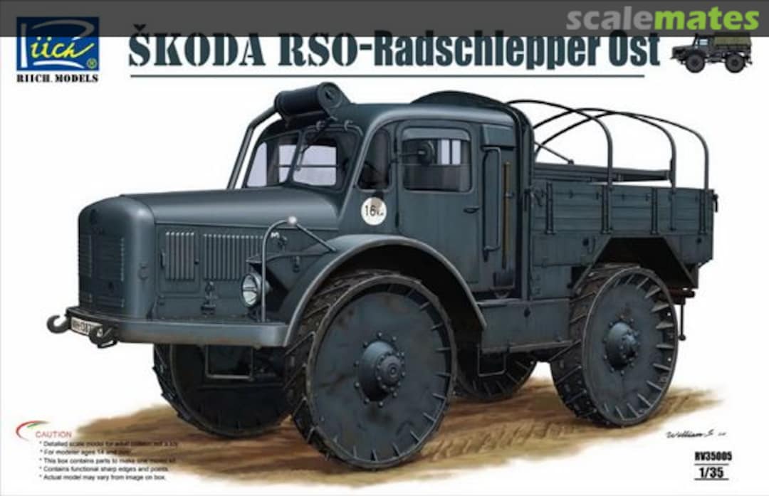 Boxart Skoda RSO-Radschlepper Ost RV35005 Riich.Models Boxart Skoda RSO-Radschlepper Ost RV35005 Riich.Models