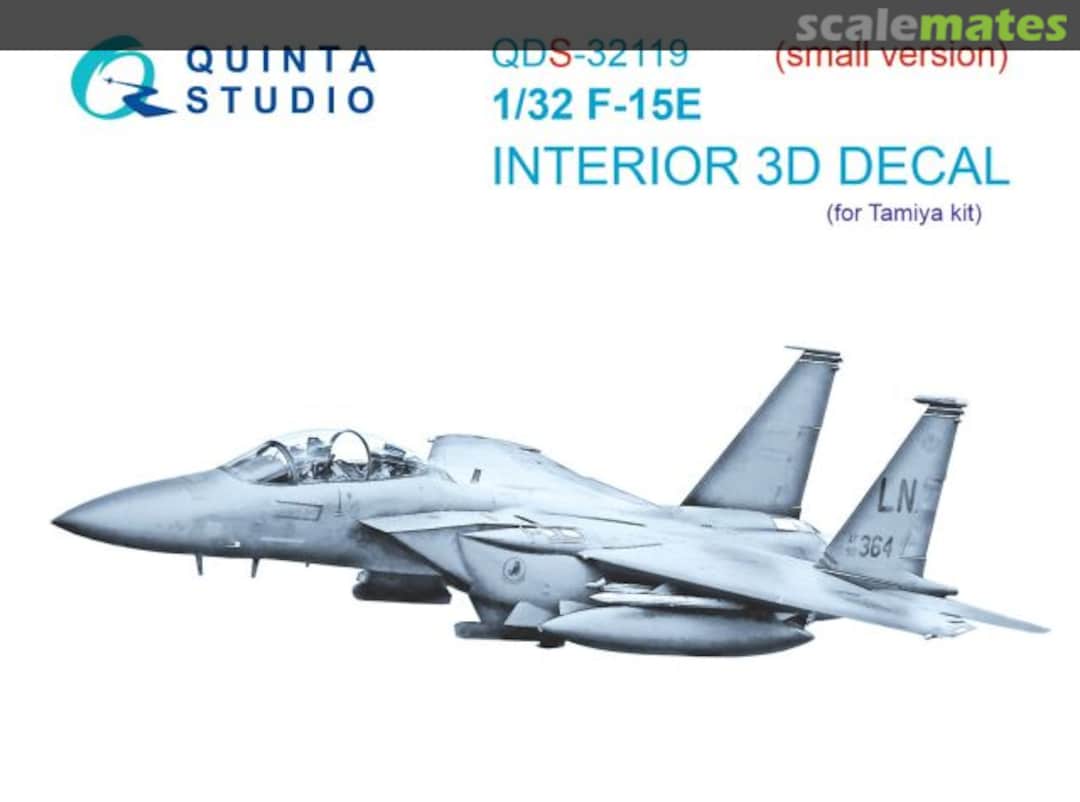 Boxart F-15E interior 3D decals (small version) QDS-32119 Quinta Studio Boxart F-15E interior 3D decals (small version) QDS-32119 Quinta Studio