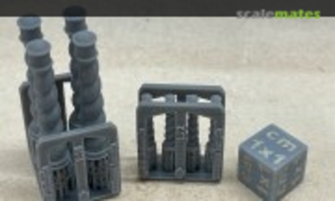 1:43 Spiral bollards 1000mm - 4 pieces (EMP3d 43120218) 43120218