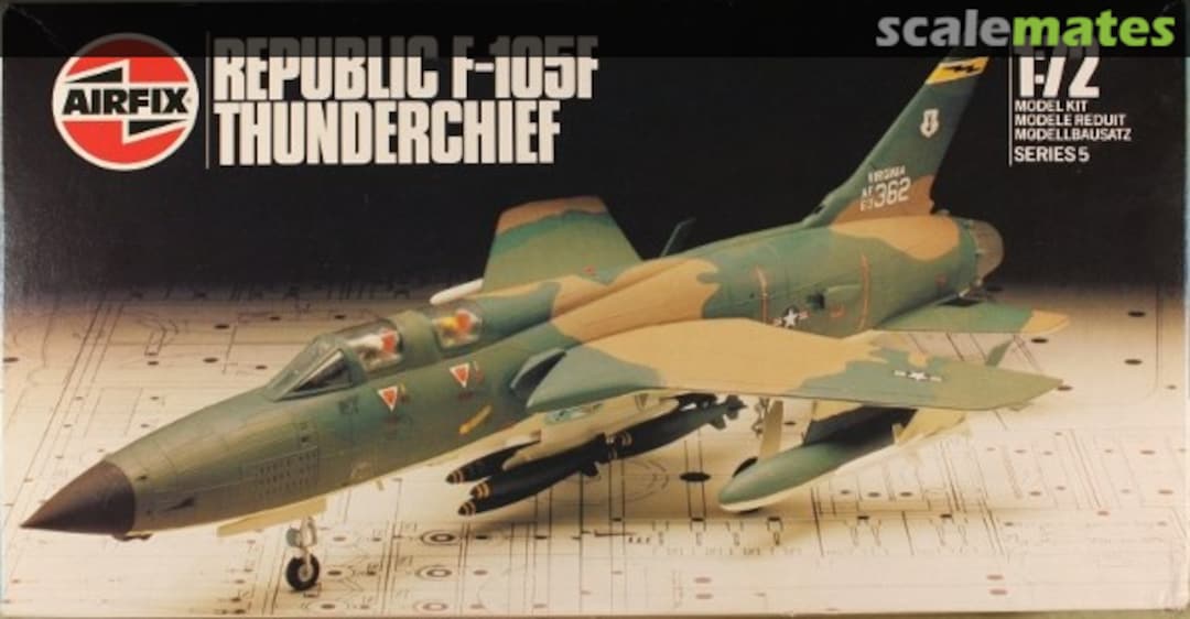 Boxart Republic F-105F Thunderchief 9 05016 Airfix Boxart Republic F-105F Thunderchief 9 05016 Airfix