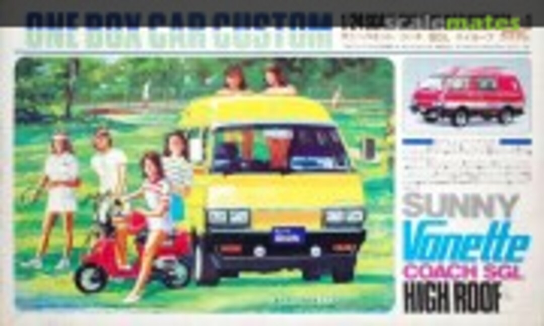 1:24 Sunny Vanette Coach SGL High Roof (Nitto 820-1500) 820-1500