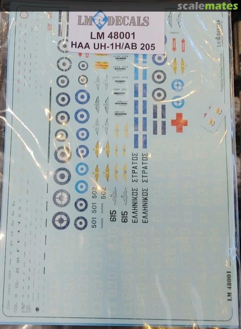 Contents UH-1H/AB205 LM 48001 LM Decals Contents UH-1H/AB205 LM 48001 LM Decals