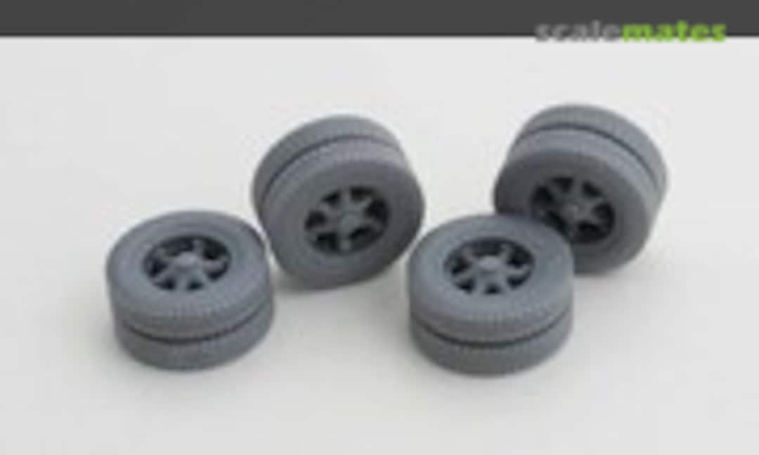 1:35 Wheels for German Flak 36/37 and PaK43/3 L/71 Behelfslafette (Armorscale R35-078) R35-078