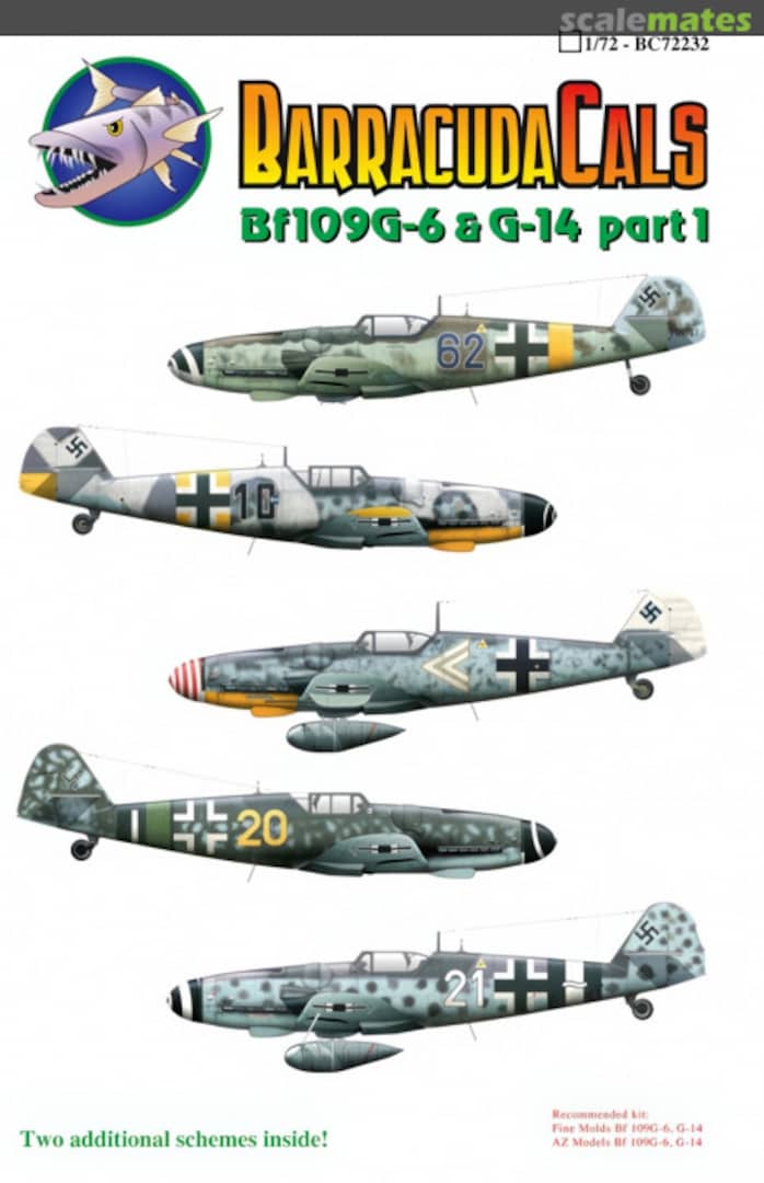 Boxart Bf 109G-6 and G-14 Part 1 BC72232 Barracuda Studios Boxart Bf 109G-6 and G-14 Part 1 BC72232 Barracuda Studios