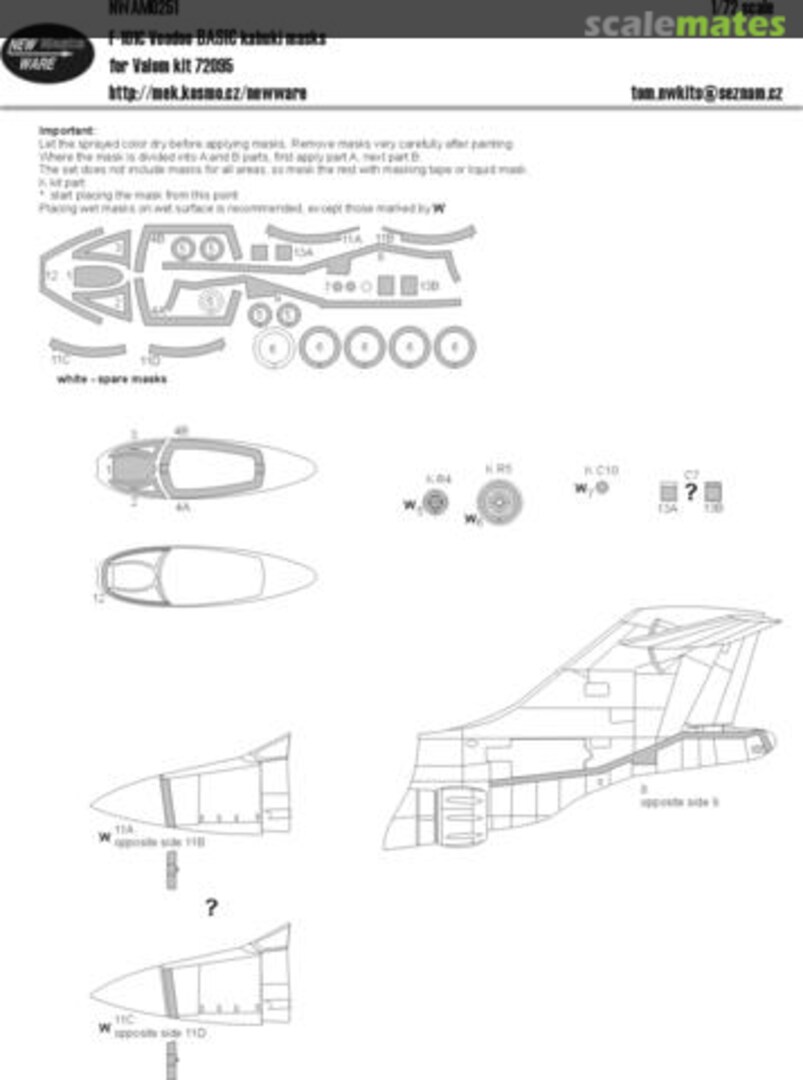 Boxart F-101C Voodoo BASIC kabuki masks NWAM0251 New Ware Boxart F-101C Voodoo BASIC kabuki masks NWAM0251 New Ware