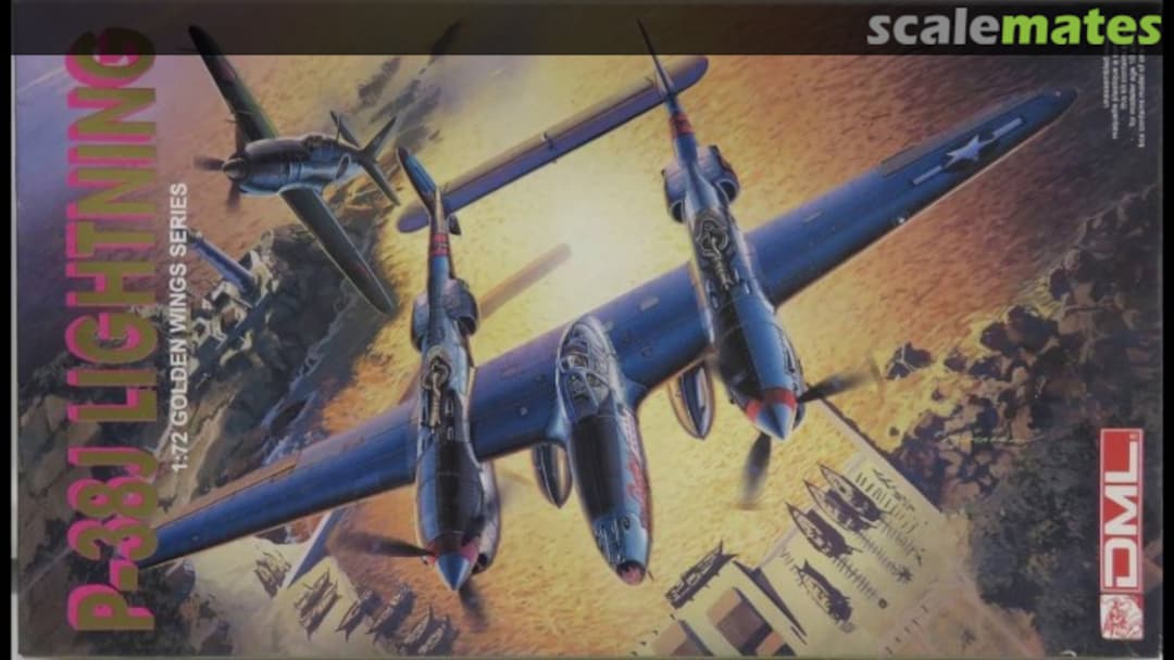 Boxart P-38J Lightning 5018 DML Boxart P-38J Lightning 5018 DML