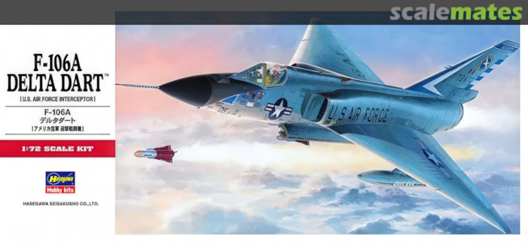 Boxart F-106A Delta Dart 00341 Hasegawa Boxart F-106A Delta Dart 00341 Hasegawa