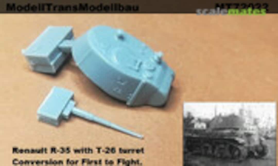 1:72 Renault R-35 with T-26-1 turret (Modell Trans Modellbau MT72022) MT72022