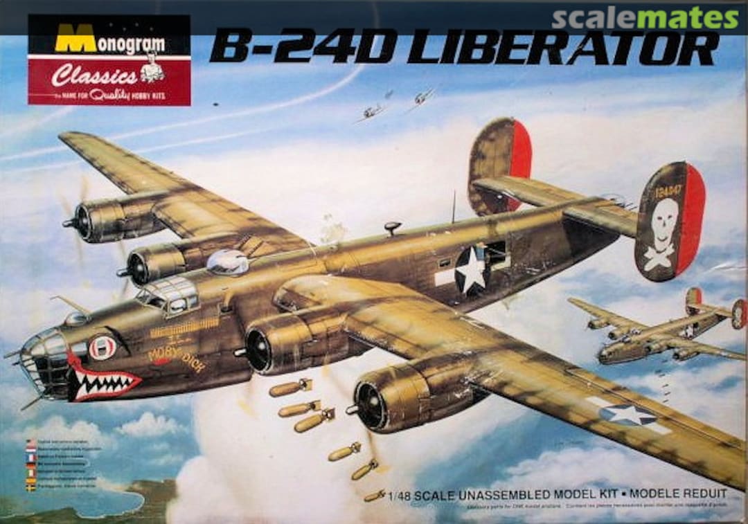 Boxart B-24D Liberator 85-5604 Monogram Boxart B-24D Liberator 85-5604 Monogram