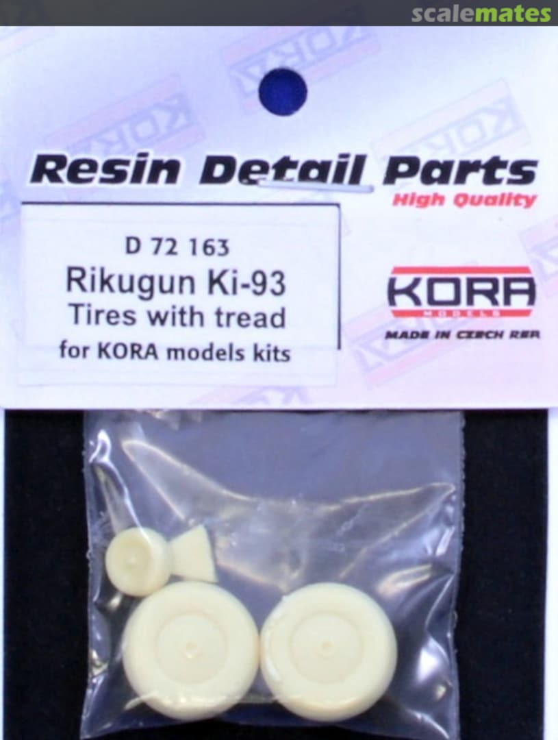Boxart Rikugun Ki-93 Tires with tread D72163 Kora Models Boxart Rikugun Ki-93 Tires with tread D72163 Kora Models