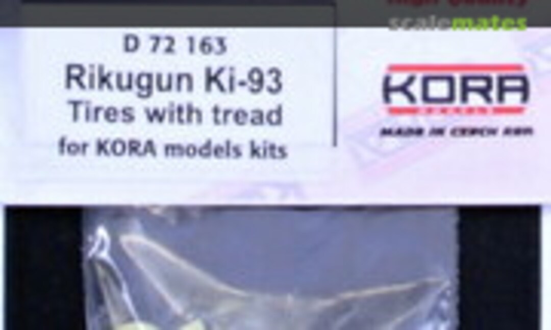 1:72 Rikugun Ki-93 Tires with tread (Kora Models D72163) D72163