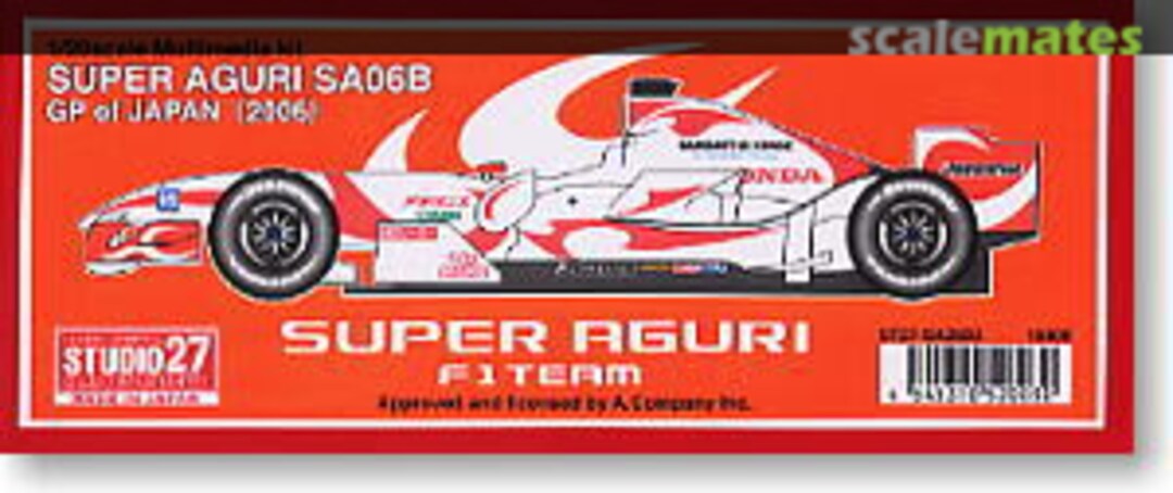 Boxart Super Aguri SA06B ST27-SA2003 Studio27 Boxart Super Aguri SA06B ST27-SA2003 Studio27