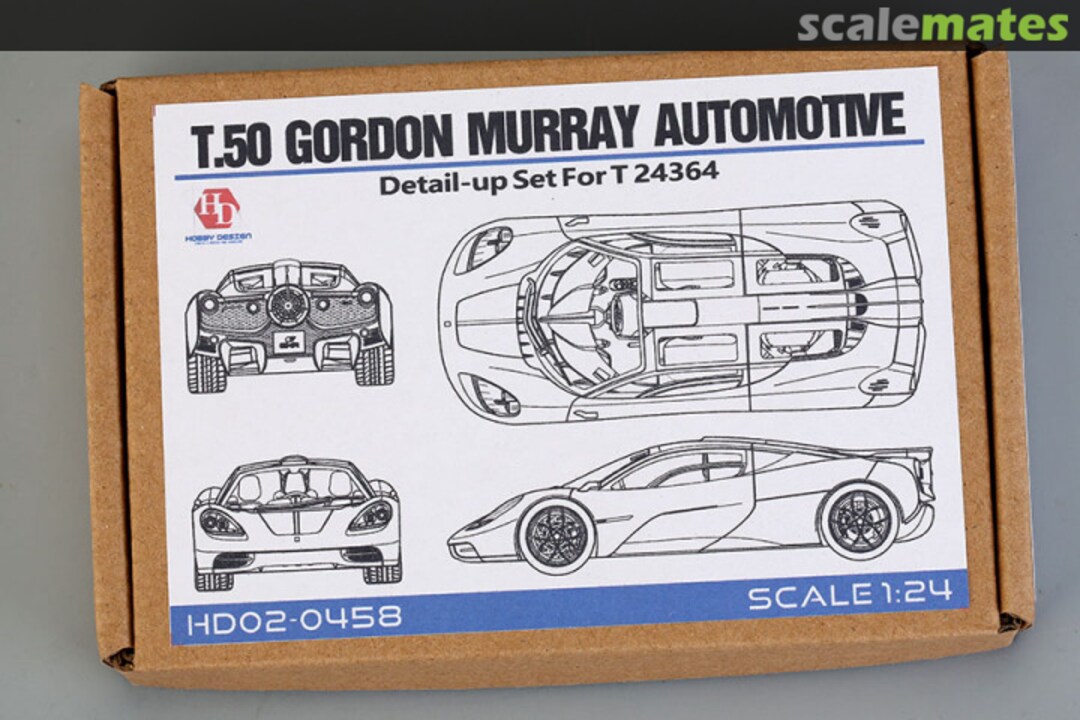 Boxart T.50 Gordon Murray Automotive HD02-0458 Hobby Design