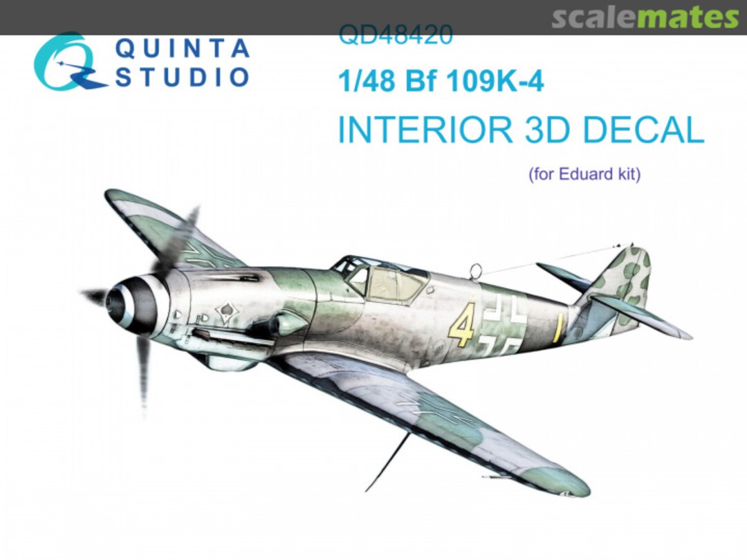 Boxart Bf 109K-4 interior 3D decals QD48420 Quinta Studio Boxart Bf 109K-4 interior 3D decals QD48420 Quinta Studio