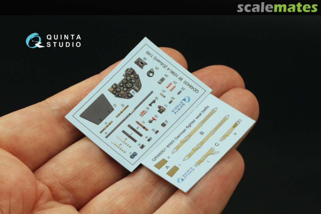 Contents Bf 109K-4 interior 3D decals QD48420 Quinta Studio Contents Bf 109K-4 interior 3D decals QD48420 Quinta Studio