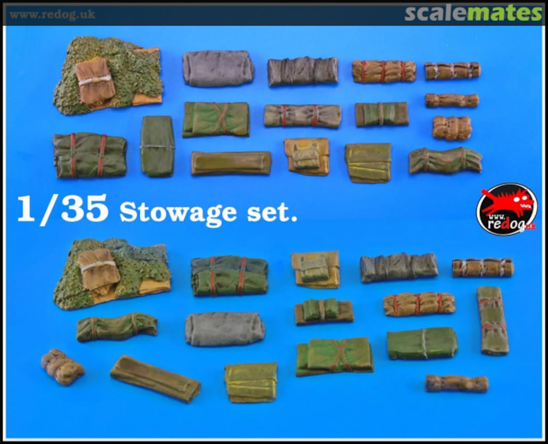 Boxart 1/35 Stowage set 351 Redog Models Boxart 1/35 Stowage set 351 Redog Models