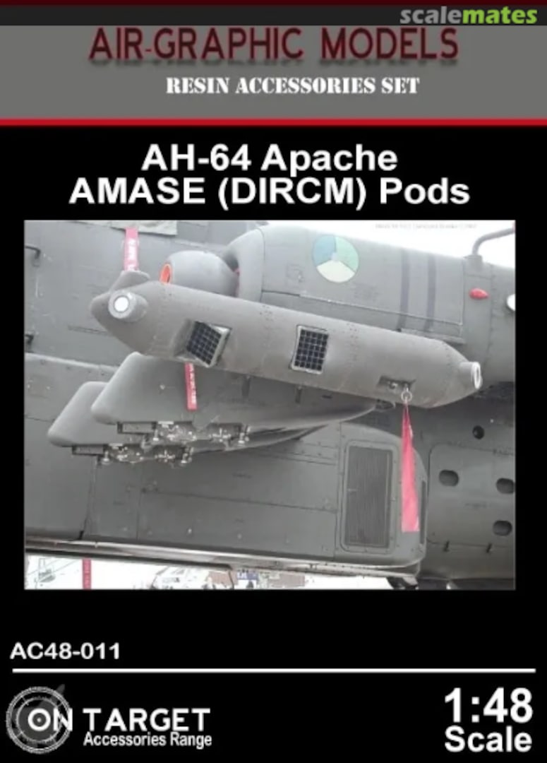 Boxart AH-64 Apache AMASE (DIRCM) Pods AC48-011 Air-Graphics Models