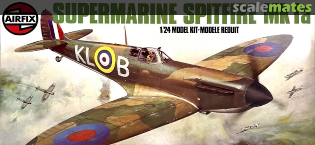 Boxart Supermarine Spitfire Mk 1A 12001-6 Airfix Boxart Supermarine Spitfire Mk 1A 12001-6 Airfix