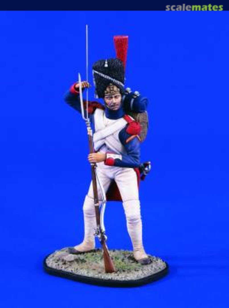 Boxart Guard Grenadier loading Musket 1723 Verlinden Productions