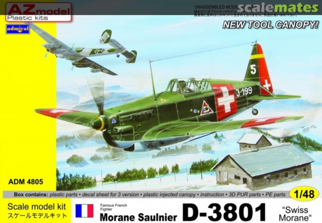 Boxart Morane-Saulnier D-3801 ADM4805 Admiral Boxart Morane-Saulnier D-3801 ADM4805 Admiral