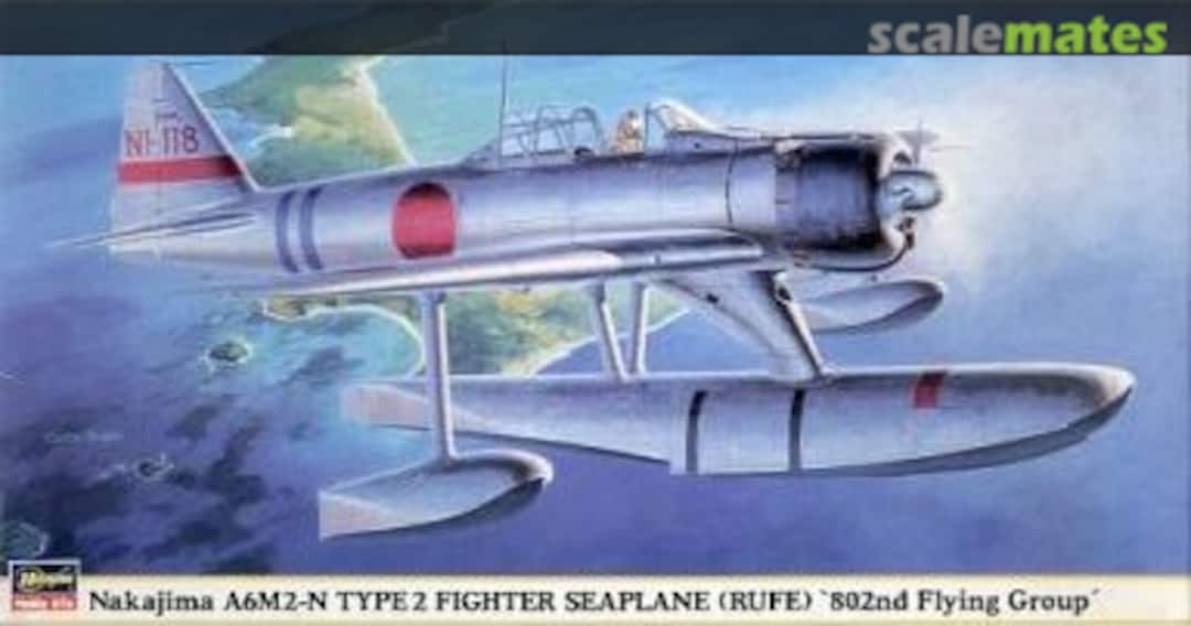 Boxart Nakajima A6M2-N Type 2 Fighter Seaplane (Rufe) `802nd Flying Group´ 09322 Hasegawa Boxart Nakajima A6M2-N Type 2 Fighter Seaplane (Rufe) `802nd Flying Group´ 09322 Hasegawa