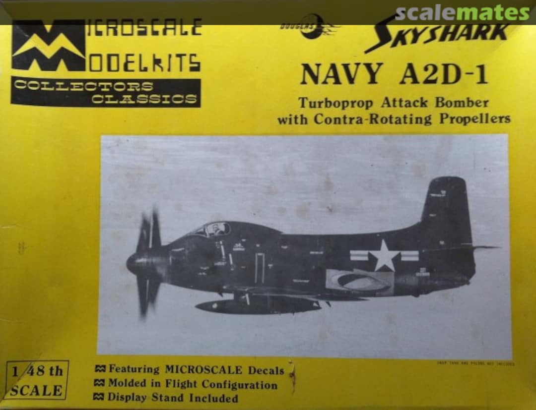 Boxart Douglas Skyshark A2D-1 MS4-1 Microscale Boxart Douglas Skyshark A2D-1 MS4-1 Microscale