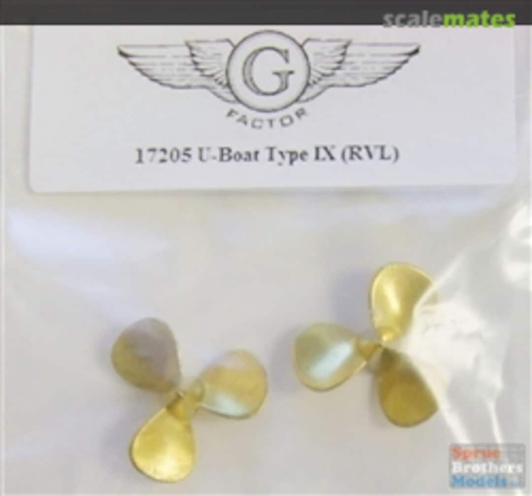 Boxart Type IX U-Boat - Propellers 17205 G Factor Boxart Type IX U-Boat - Propellers 17205 G Factor