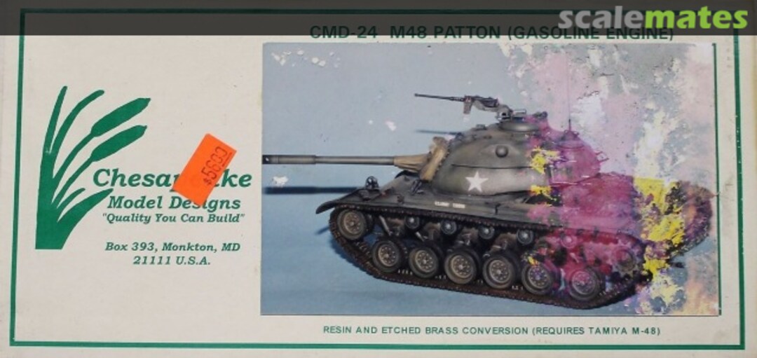 Boxart M48 Patton (Gasoline Engine) CMD 48 Chesapeake Model Designs Boxart M48 Patton (Gasoline Engine) CMD 48 Chesapeake Model Designs