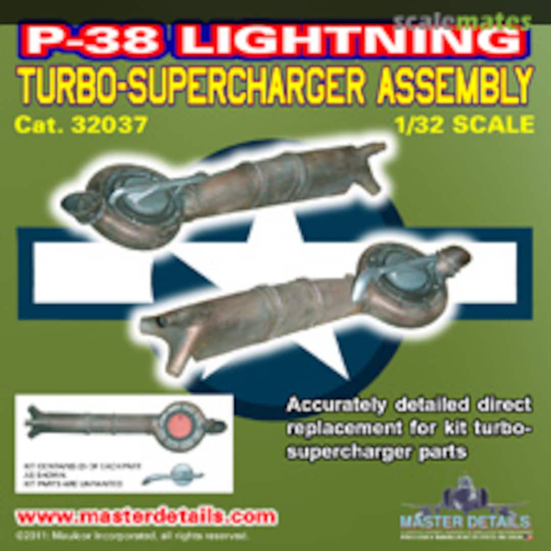 Boxart P-38 Lightning Turbo-Supercharger 32037 Master Details Boxart P-38 Lightning Turbo-Supercharger 32037 Master Details