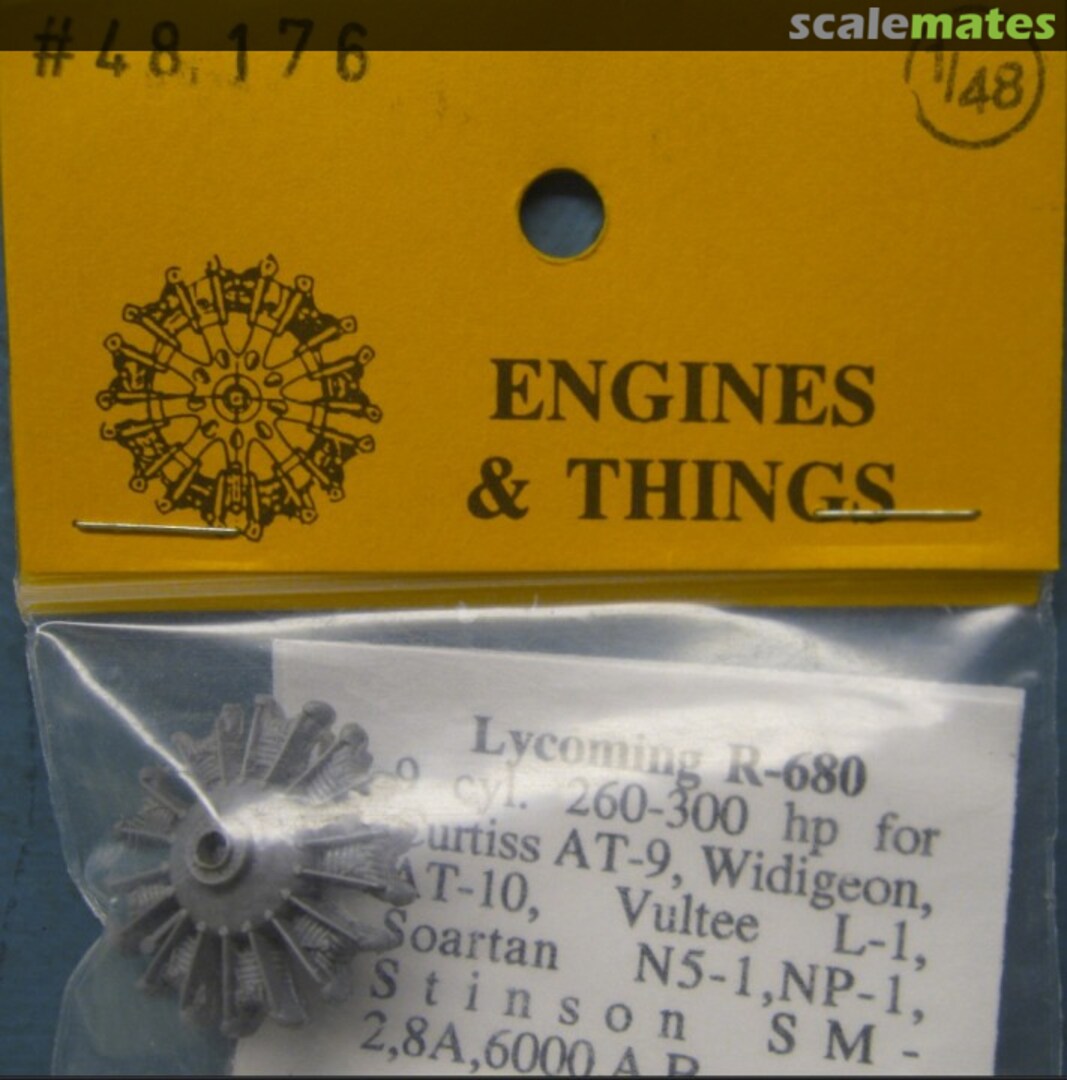 Boxart Lycoming R-680 48176 Engines & Things Boxart Lycoming R-680 48176 Engines & Things