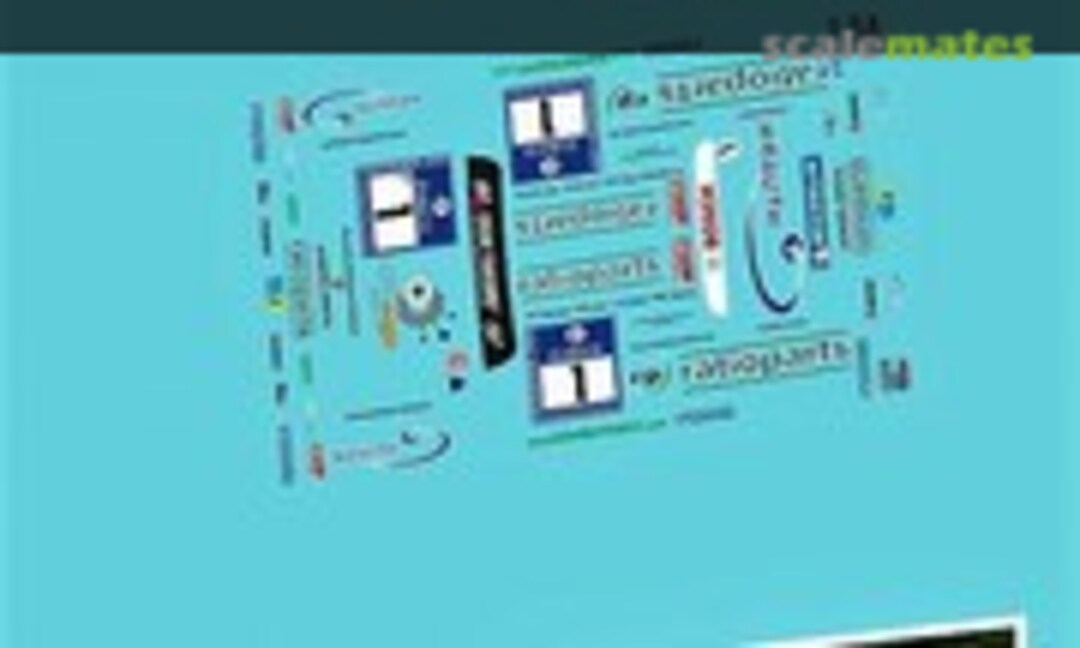 1:24 Porsche 997 GT3 RSR "ratioparts" (Atalaya Slot Decals ADCP53) ADCP53