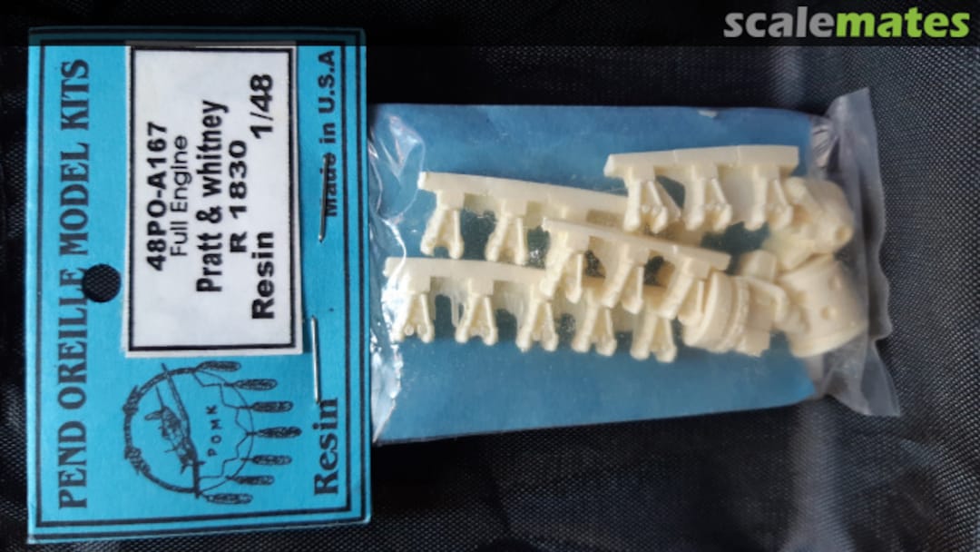 Boxart Pratt & Whitney R 1830 full engine PO-A167 POMK Boxart Pratt & Whitney R 1830 full engine PO-A167 POMK