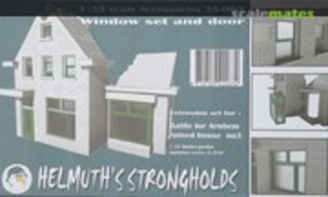 1:35 Window set and door (Helmuth's Strongholds 35-065) 35-065