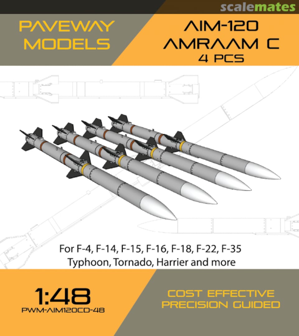 Boxart AIM-120C PWM-AIM120C-48 Paveway Models Boxart AIM-120C PWM-AIM120C-48 Paveway Models