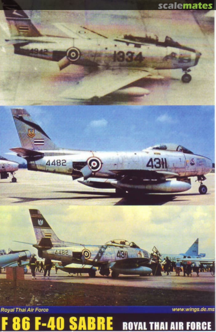 Boxart F-86F-40 Sabre SSN32036 Siam Scale