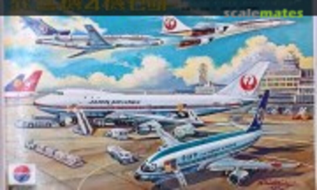 1:540 Airliner 4 pcs Set (Nitto )