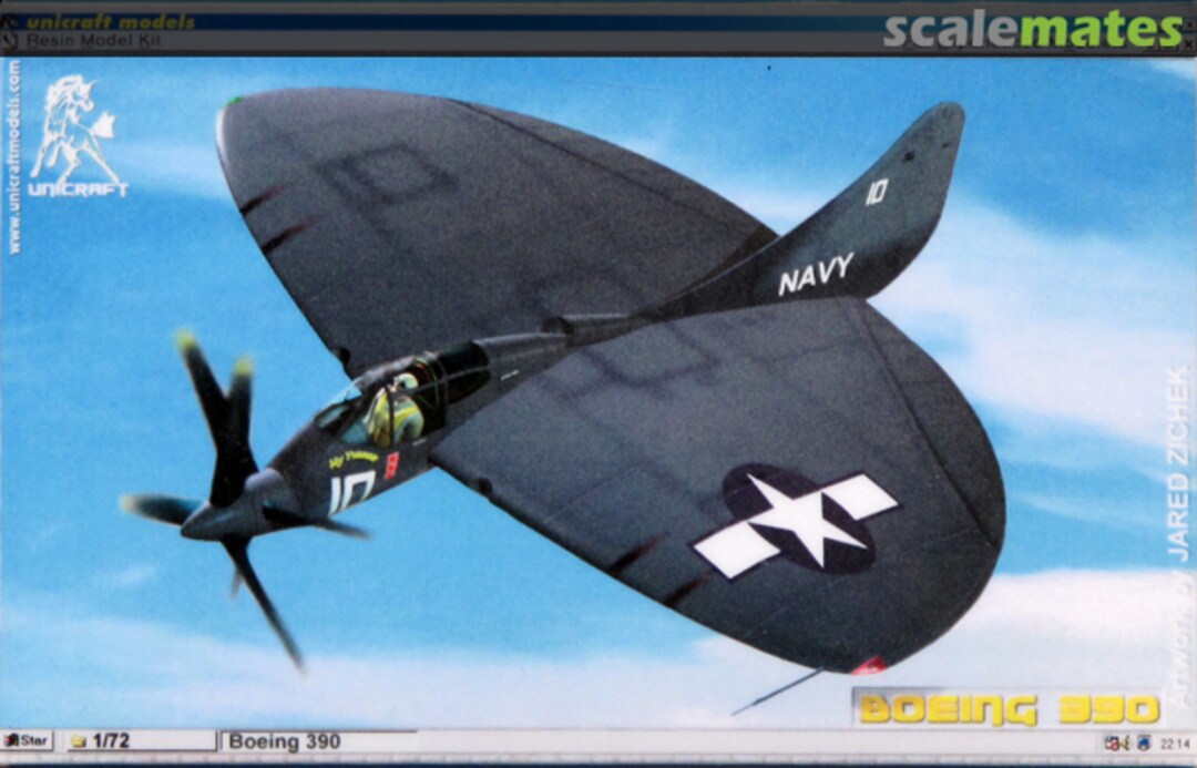 Boxart Boeing 390 Unicraft Models Boxart Boeing 390 Unicraft Models