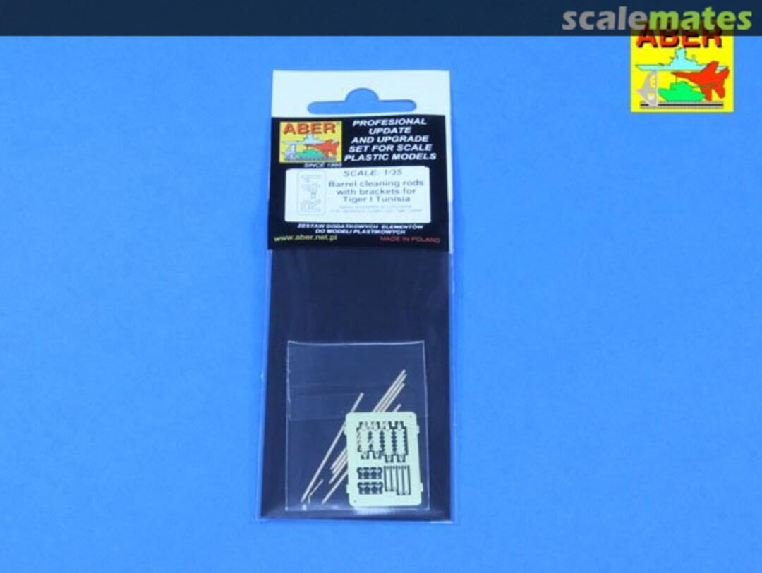 Boxart Barrel cleaning rods with brackets for Tiger I (Universal) R41 Aber