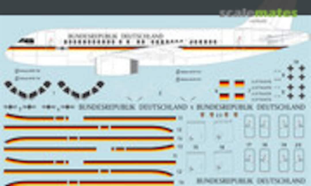 1:144 Airbus A-319-133 Flugbereitschaft (HaHen 144041)