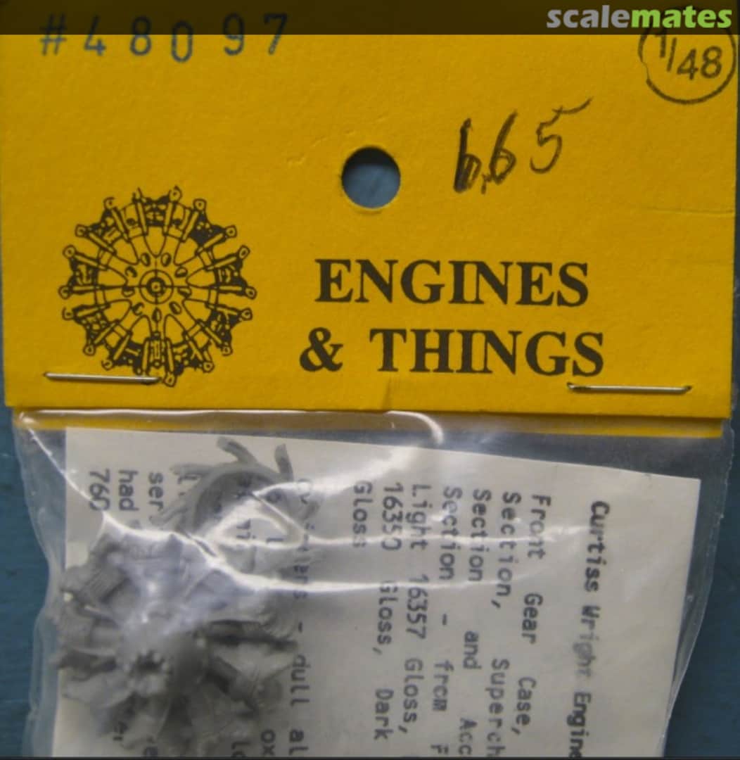 Boxart Curtiss Wright R-975 48097 Engines & Things
