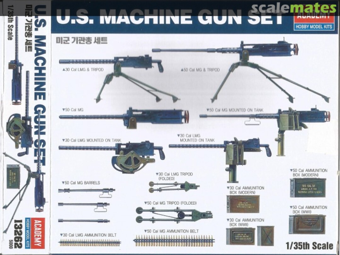 Boxart Machine Gun Set 13262 Academy Boxart Machine Gun Set 13262 Academy