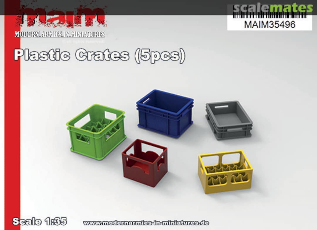 Boxart Plastic Crates - Bierkisten, Boxen (5pcs) MAIM35496 MAiM Boxart Plastic Crates - Bierkisten, Boxen (5pcs) MAIM35496 MAiM