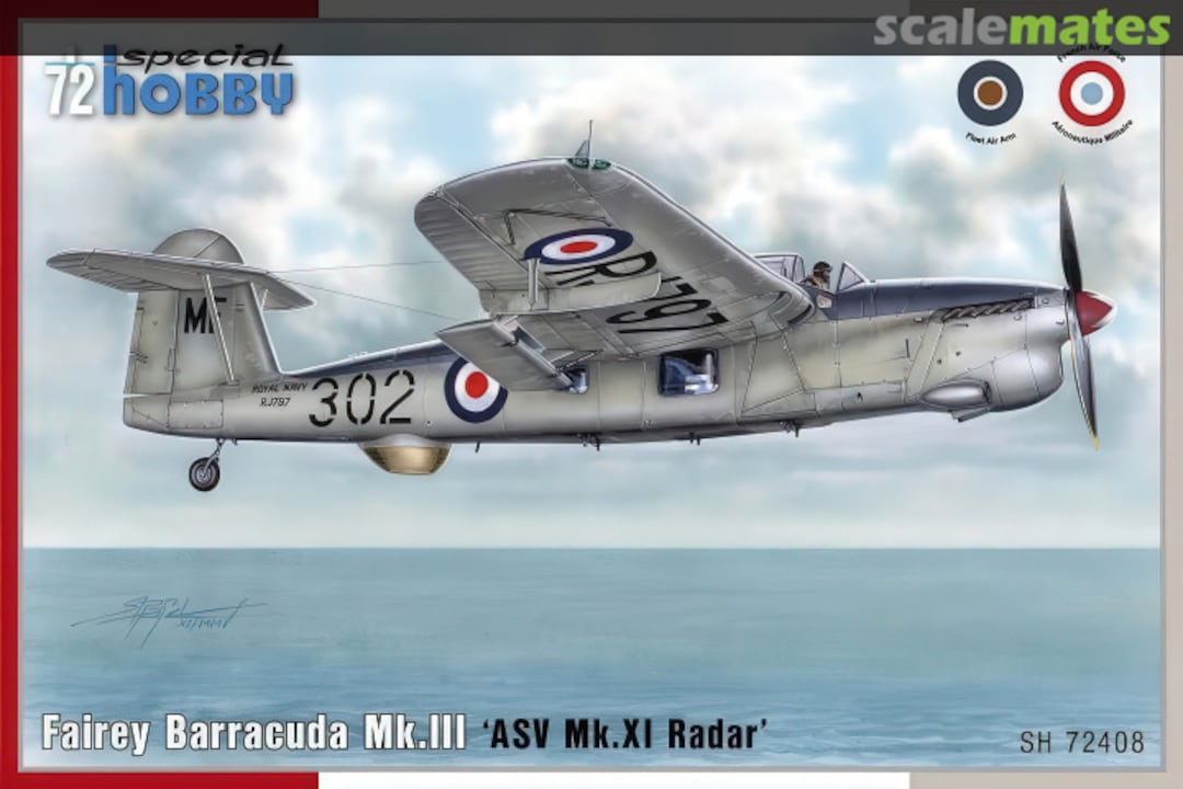 Boxart Fairey Barracuda Mk.III SH72408 Special Hobby