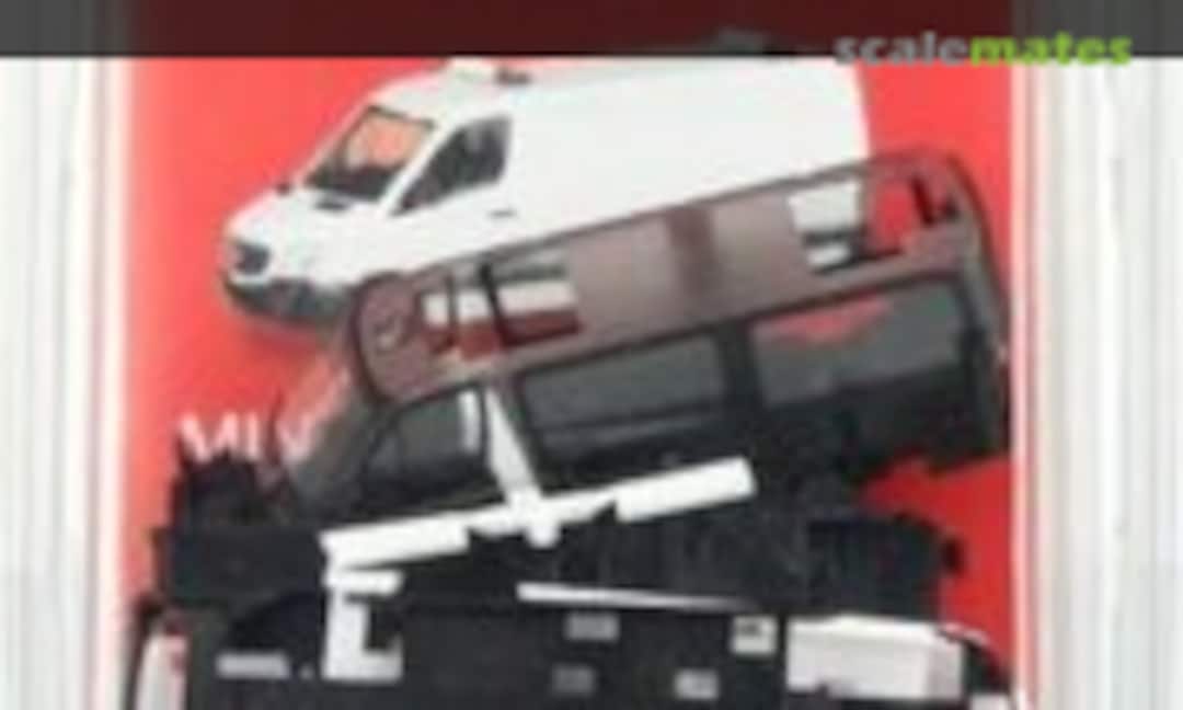 1:87 MiniKit: Mercedes-Benz sprinter box-type flat roof (Herpa 013314)